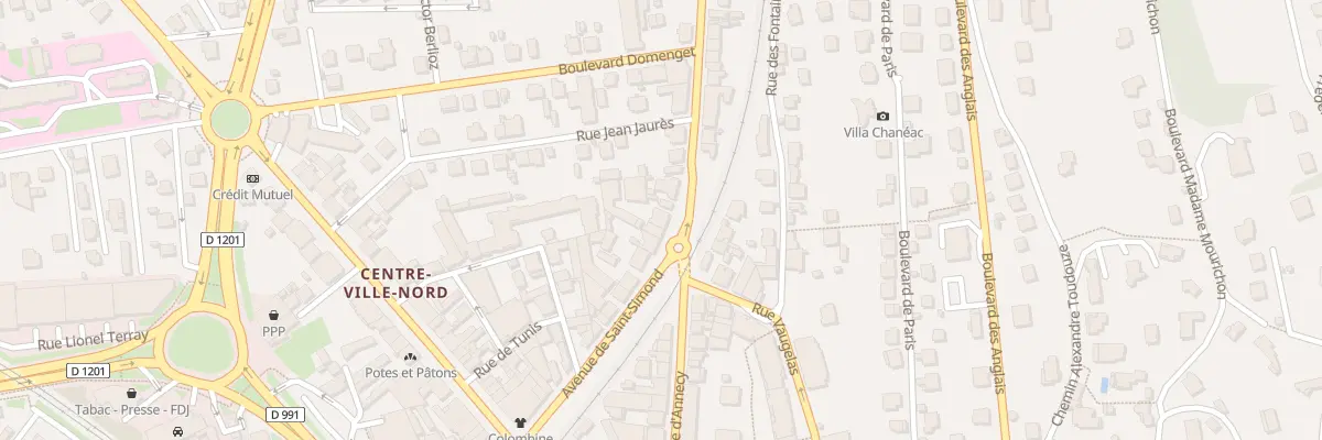 Plan du 35 Av de St Simond à Aix-les-Bains
