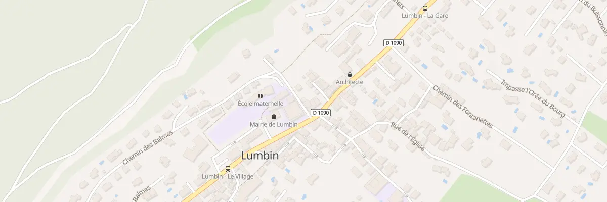 Plan du 30 Mte des Groubelières à Lumbin