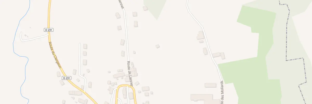 Plan du 130 Rte de Liennet à Moye