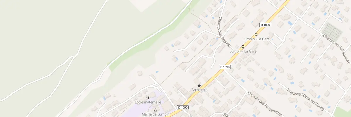 Plan du 150 Imp des Hauts de Lumbin à Lumbin