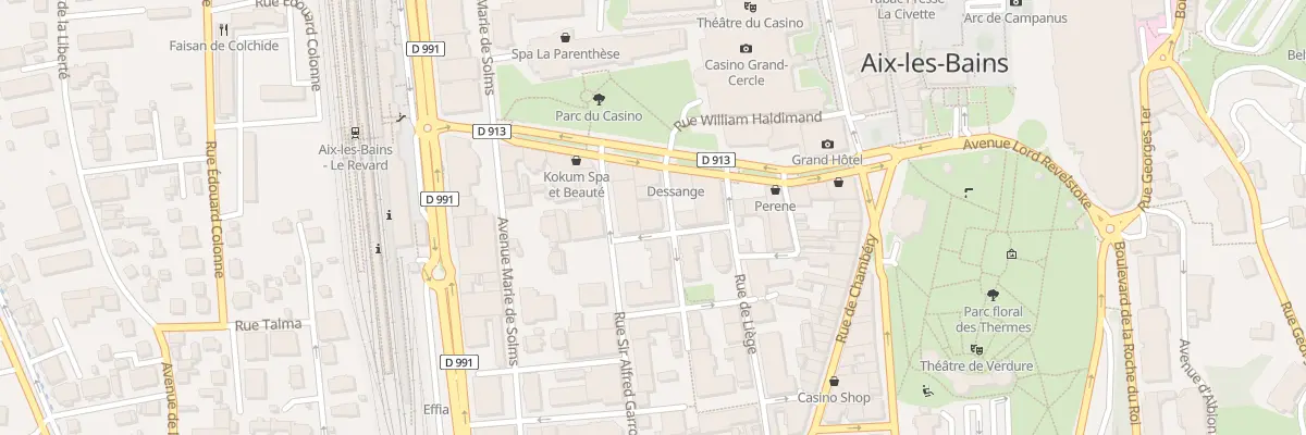 Plan du 4 Rue Docteur Louis Duvernay à Aix-les-Bains