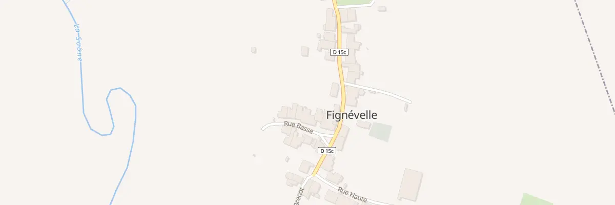 Plan du 40 Rue Basse à Fignévelle