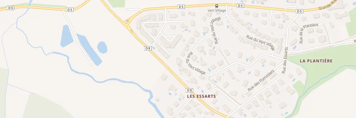 Plan du 38 Rue du Vert Village à Pelousey