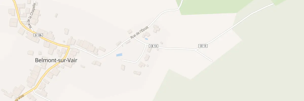 Plan de La Cornette à Belmont-sur-Vair