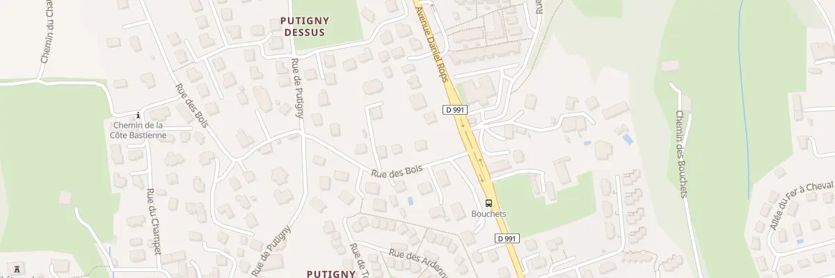 Plan du 58 Rue des Bois à Chambéry