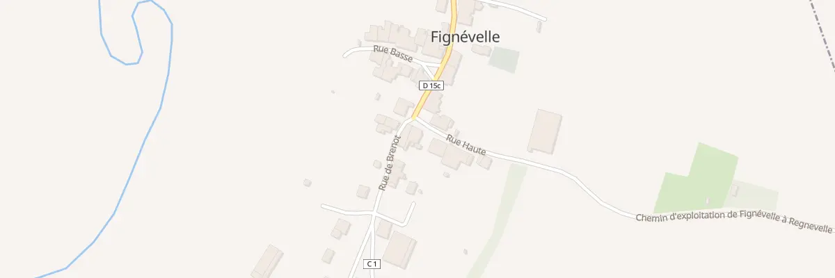 Plan du 16 Rue Haute à Fignévelle