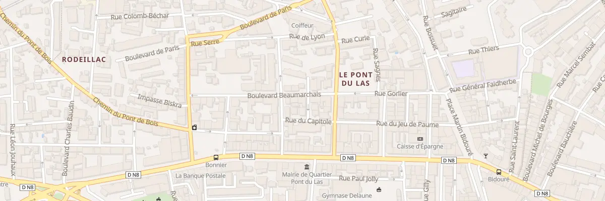 Plan du 20 Bd Beaumarchais à Toulon