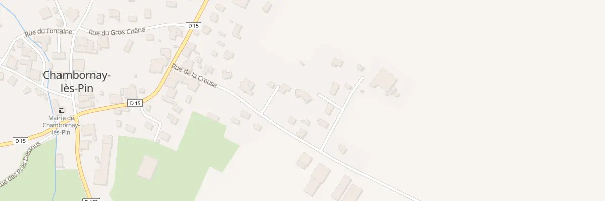 Plan du 15 Rue de la Creuse à Chambornay-lès-Pin