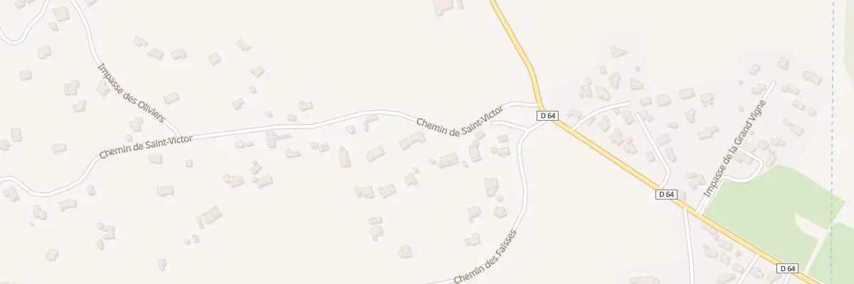 Plan du 153 Che Saint Victor à Mazaugues