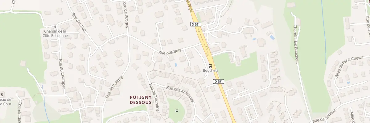 Plan du 57 Rue des Bois à Chambéry