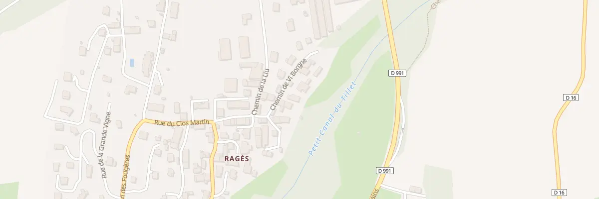 Plan du 44 Che de VI Borgne à Sonnaz