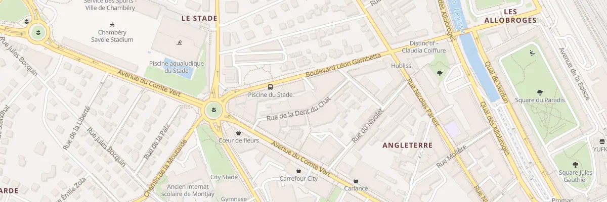 Plan du 21B Bd Léon Gambetta à Chambéry