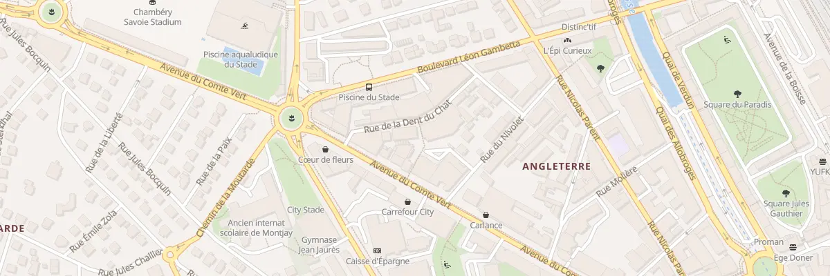 Plan du 107 Rue de la Dent du Chat à Chambéry