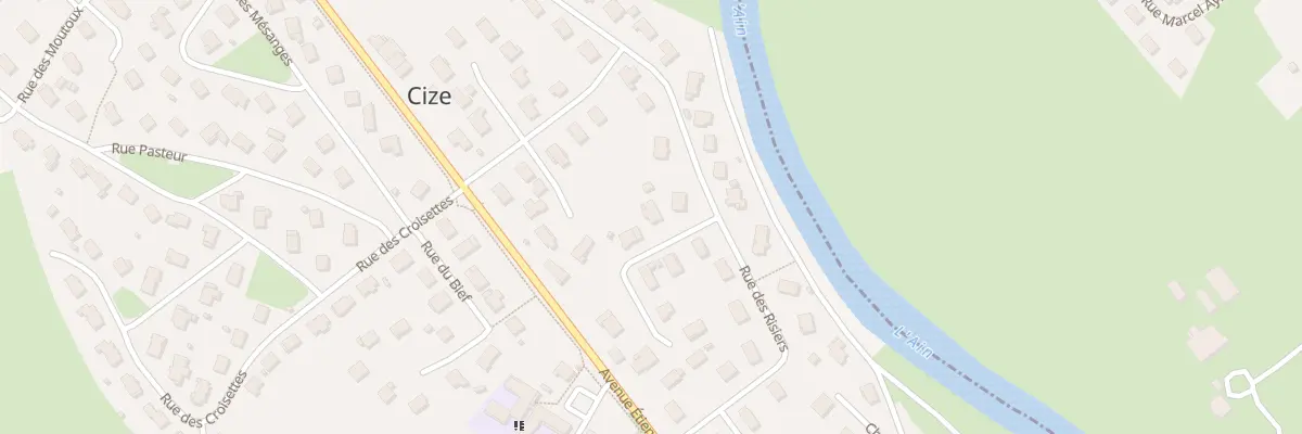 Plan du 2 Rue des Vernes à Cize
