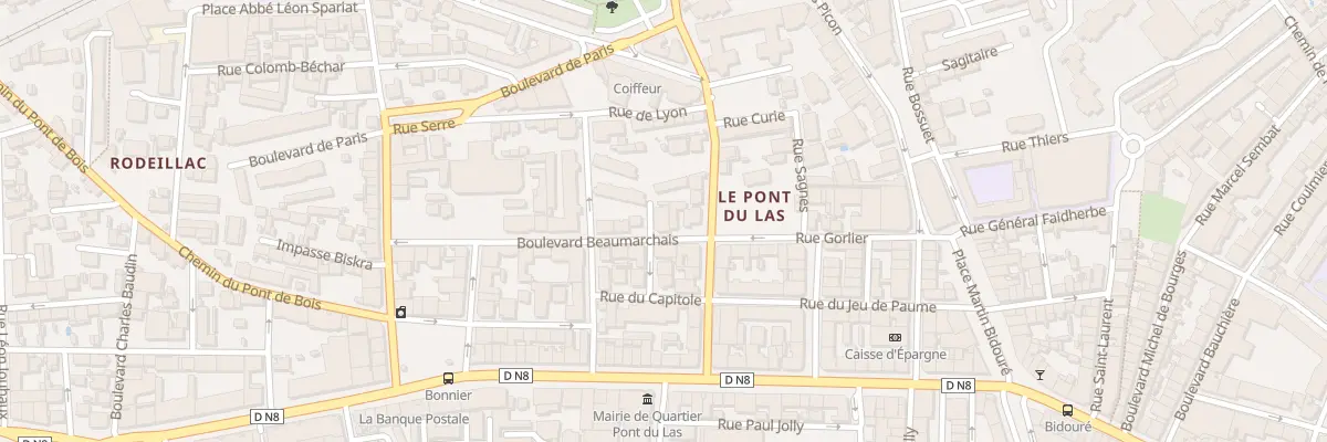 Plan du 21 Bd Beaumarchais à Toulon
