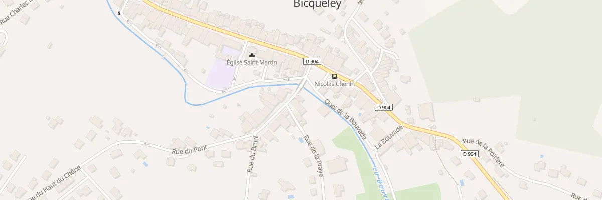 Plan du 7 Rue du Pont à Bicqueley
