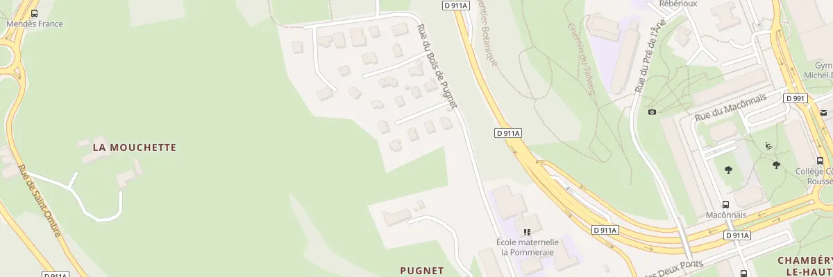 Plan du 51 Rue Camille Chambre à Chambéry