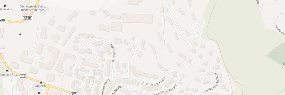 Plan du 8 Les Hauts de Pin Rolland à Saint-Mandrier-sur-Mer