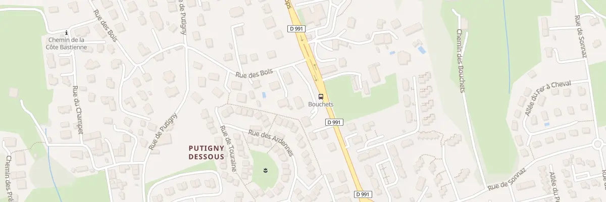 Plan du 23 Rue des Bois à Chambéry