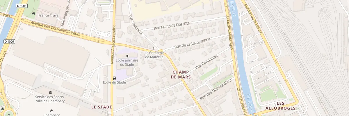 Plan du 582 Rue Nicolas Parent à Chambéry