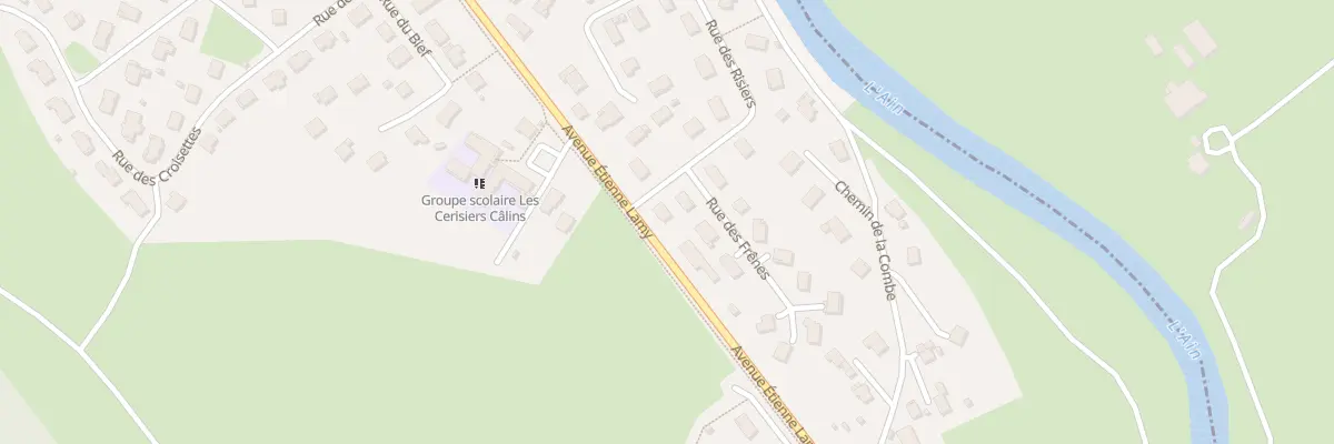 Plan du 2 Rue des Risiers à Cize