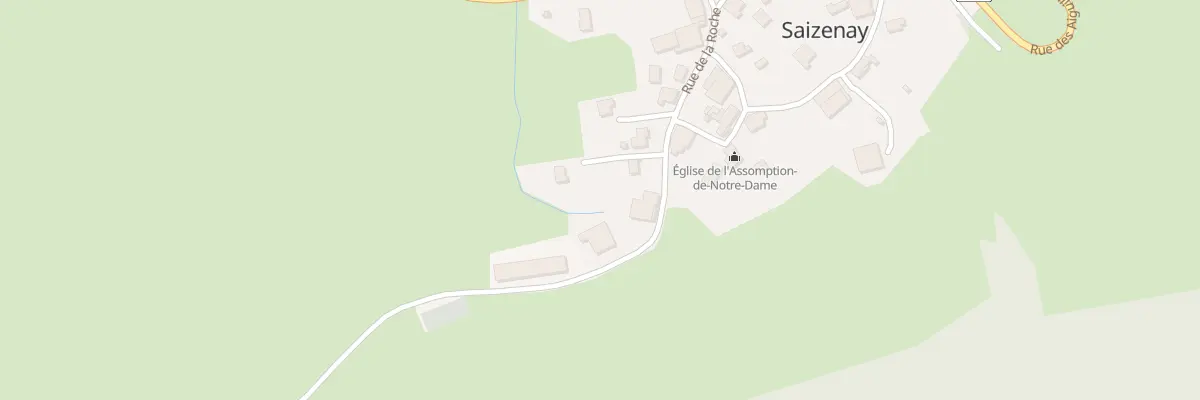 Plan du 261 Rue de la Roche à Saizenay