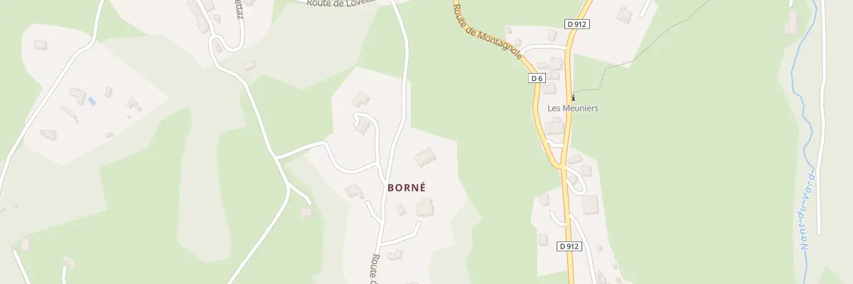 Plan du 205 Rte du Petit Pays à Montagnole