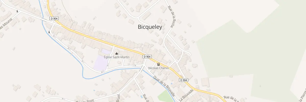 Plan du 635 Rue Nicolas Chenin à Bicqueley