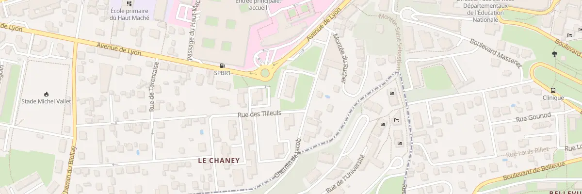 Plan du 20 Rue des Tilleuls à Chambéry