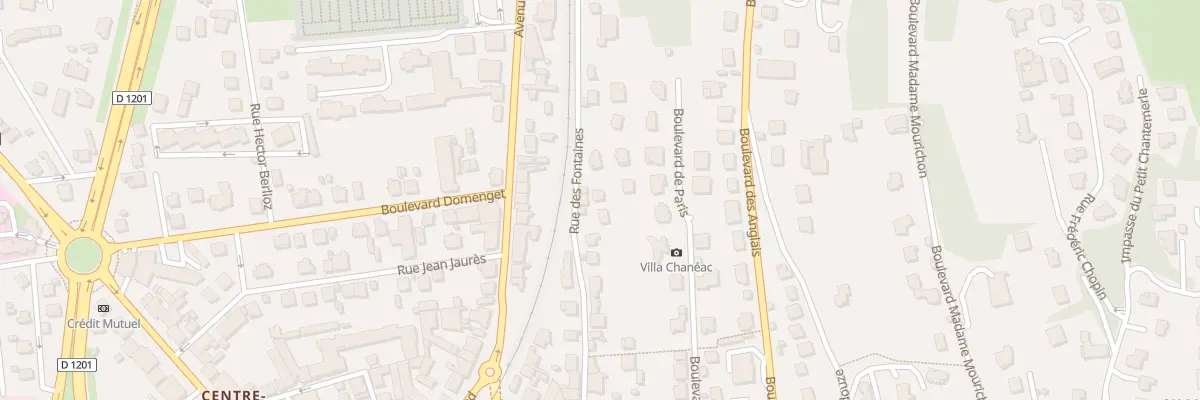 Plan du 24 Rue des Fontaines à Aix-les-Bains