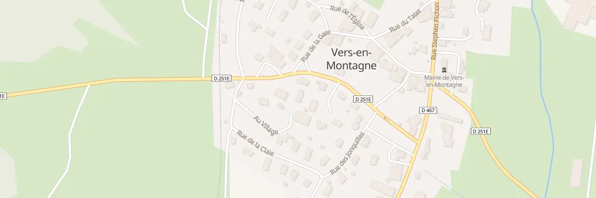 Plan du 96 Rue du Clos Gayet à Vers-en-Montagne