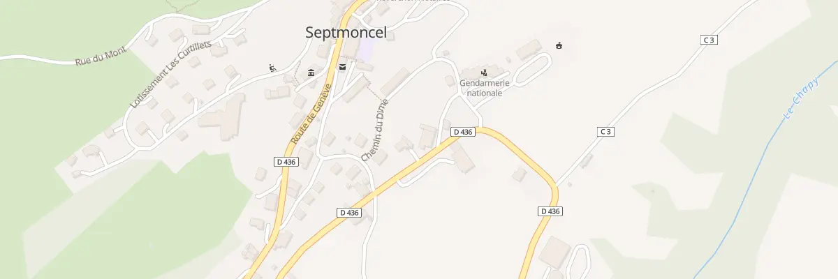 Plan du 143 Rte de Genève à Septmoncel les Molunes