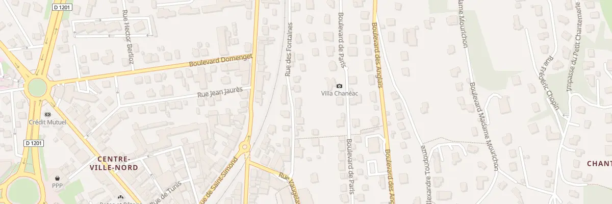 Plan du 16 Rue des Fontaines à Aix-les-Bains
