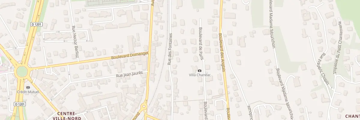 Plan du 22 Rue des Fontaines à Aix-les-Bains