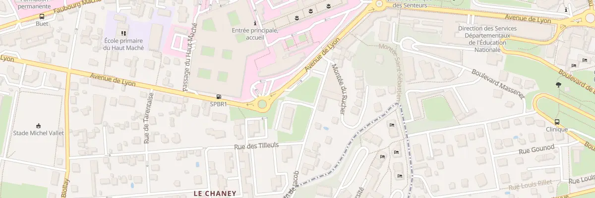 Plan du 130 Che de Jacob à Chambéry