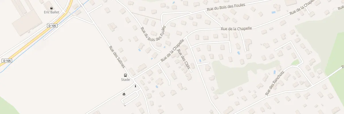 Plan du 12 Rue de la Chapelle à Montferrand-le-Château