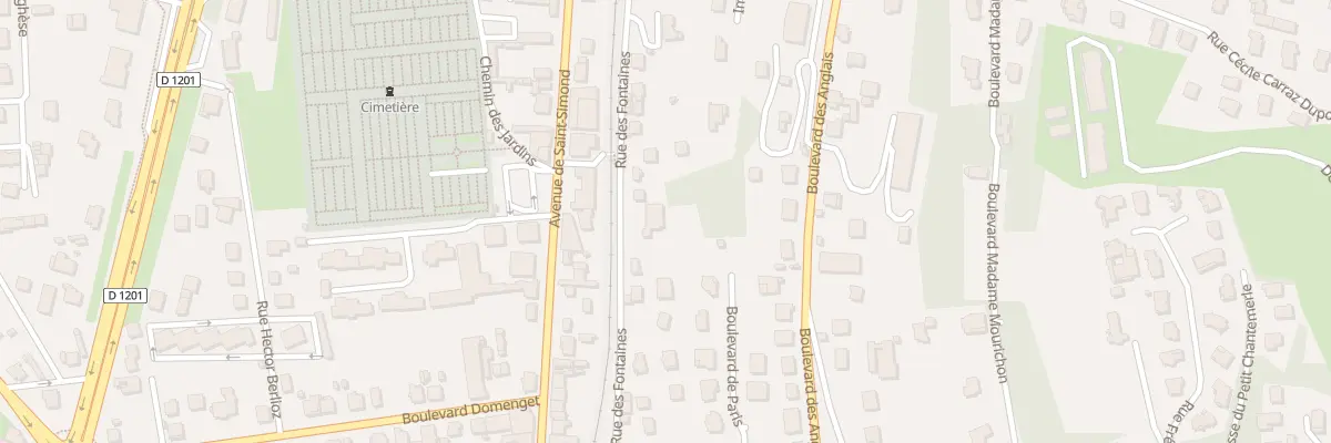 Plan du 40 Rue des Fontaines à Aix-les-Bains