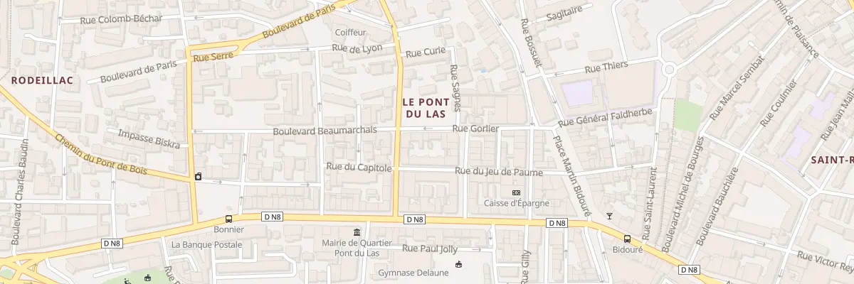 Plan du 5 Rue Gorlier à Toulon