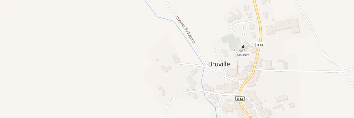 Plan du 3 Rue du Moulin à Bruville