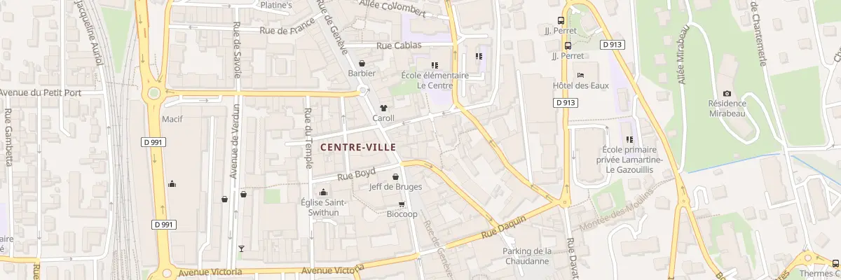 Plan du 9 Rue Claude de Seyssel à Aix-les-Bains