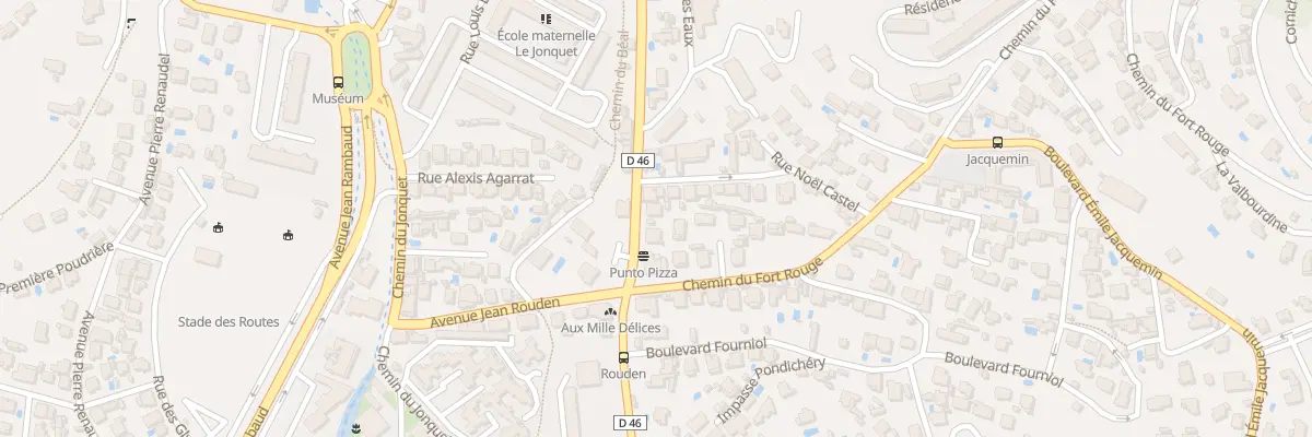 Plan du 408 Av des Moulins à Toulon