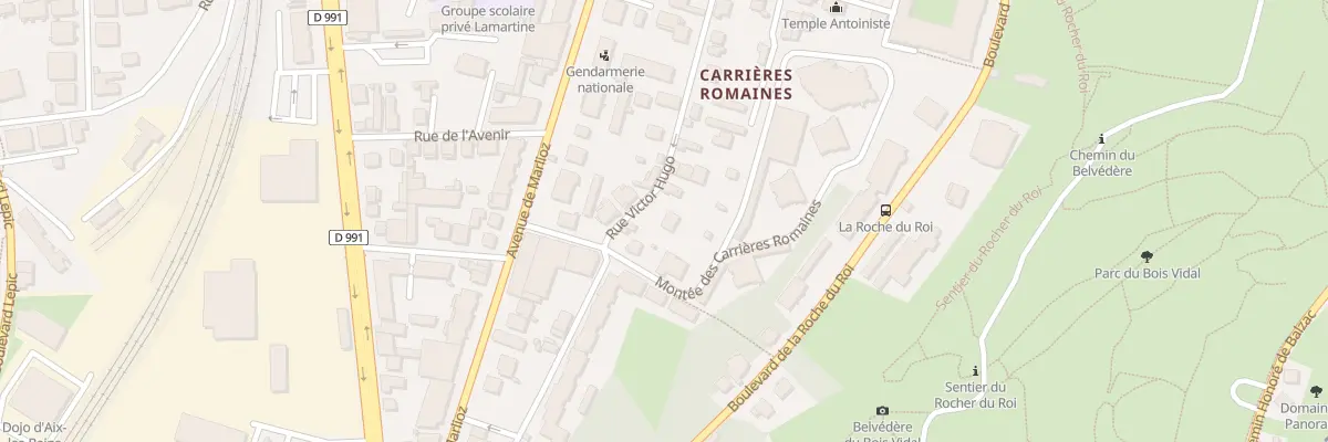 Plan du 43 Rue Victor Hugo à Aix-les-Bains