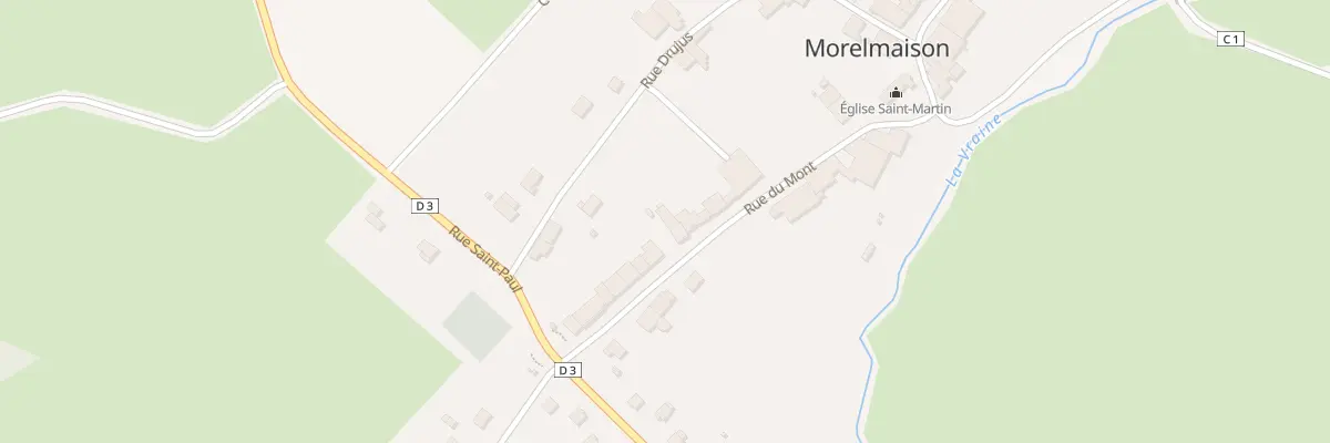 Plan du 119 Rue du Mont à Morelmaison