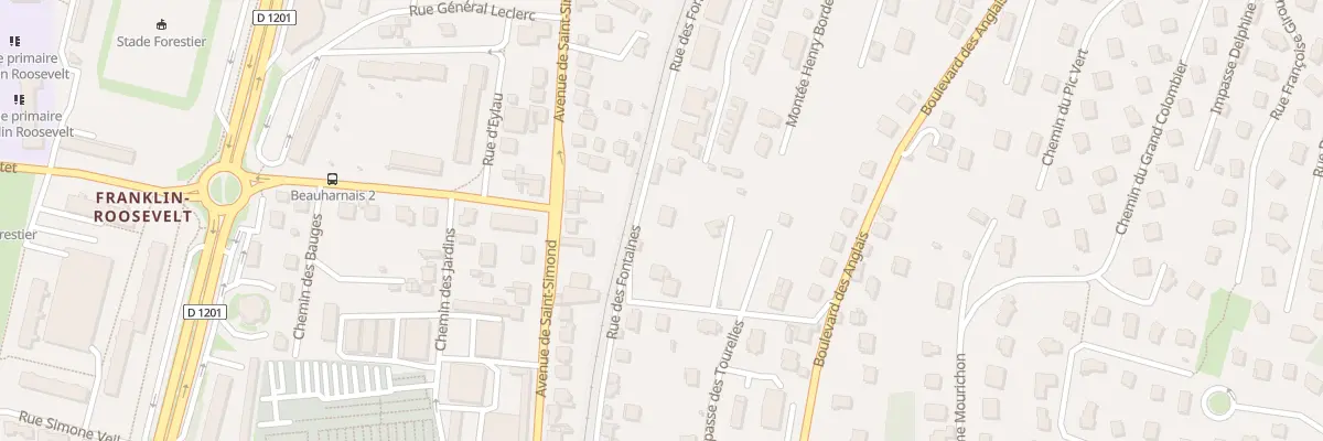 Plan du 80 Rue des Fontaines à Aix-les-Bains