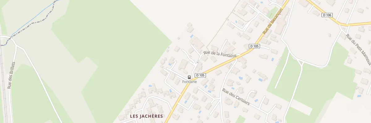 Plan du 3 Rue de la Fontaine à Montferrand-le-Château