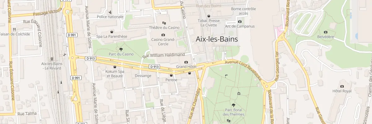Plan du 3 Pl du Revard à Aix-les-Bains
