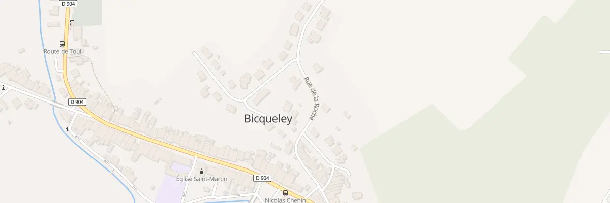 Plan du 257 Rue de la Roche à Bicqueley