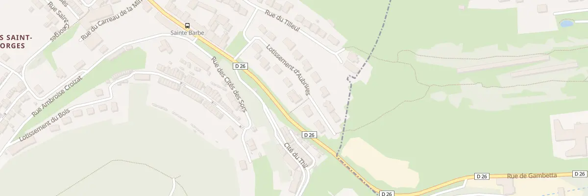 Plan du 12 Lot d’Aubrives à Thil