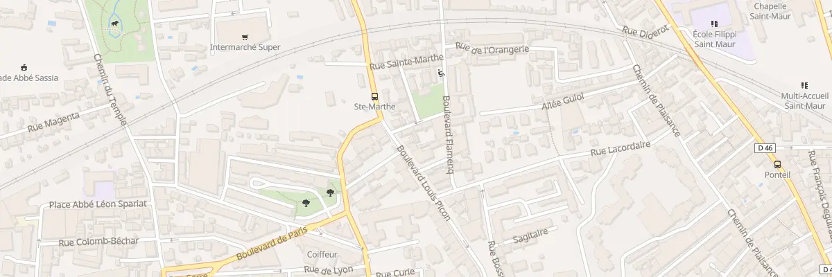 Plan du 286 Bd Louis Picon à Toulon