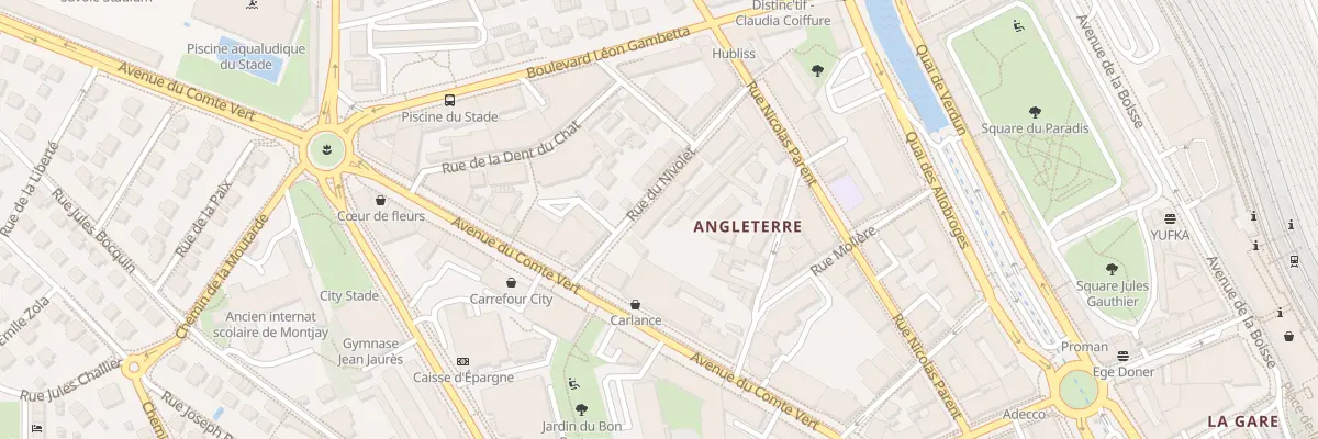 Plan du 60 Rue du Nivolet à Chambéry